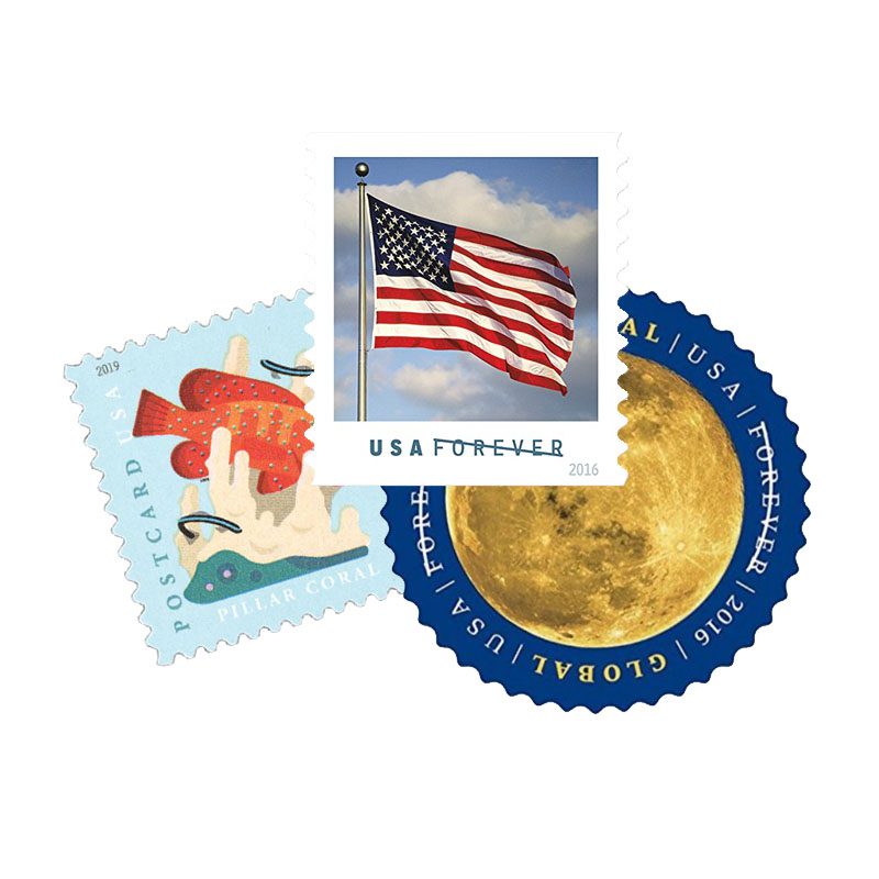 current stamp values