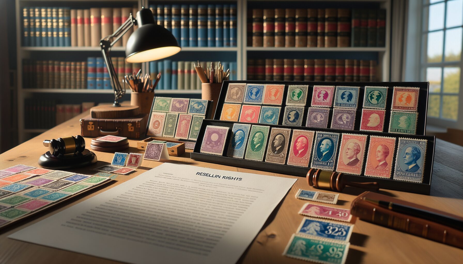 is it legal to resell postage stamps